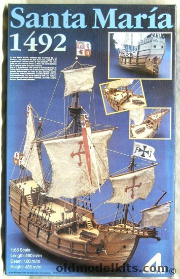 Artesania Latina 1/65 Santa Maria 1492 Columbus' Flagship, 20411 plastic model kit